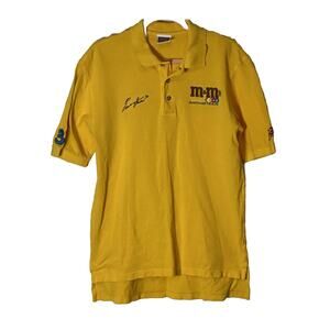 Ernie Irvan NASCAR #36 MB2 Racing M&M's Polo Medium VTG Classic Hi Low Racing